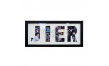 กรอบรูปเม้าท์บอร์ดตัดเจาะเป็นตัวอักษรใส่ภาพขนาด 4x6นิ้ว